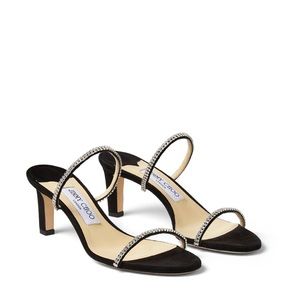 Jimmy choo black suede brea